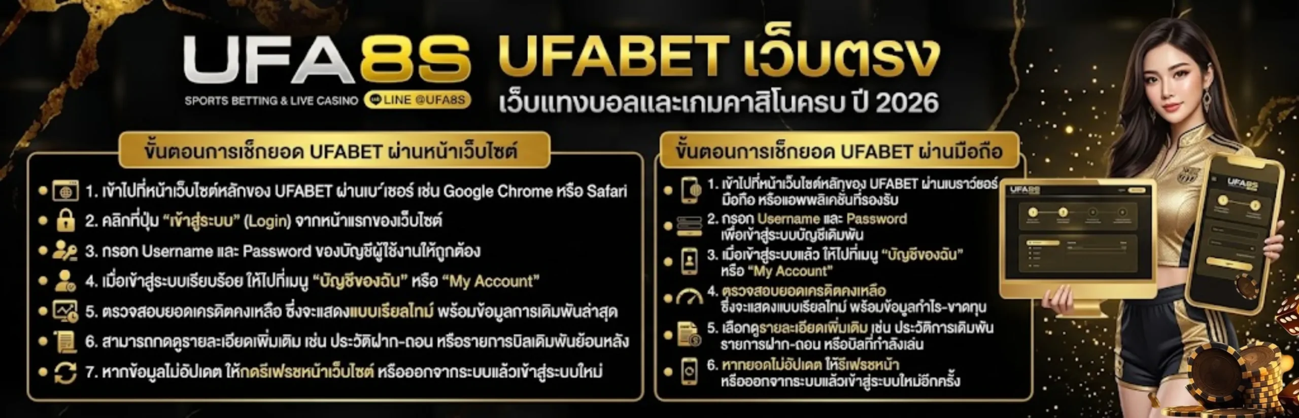 เช็กยอด UFABET